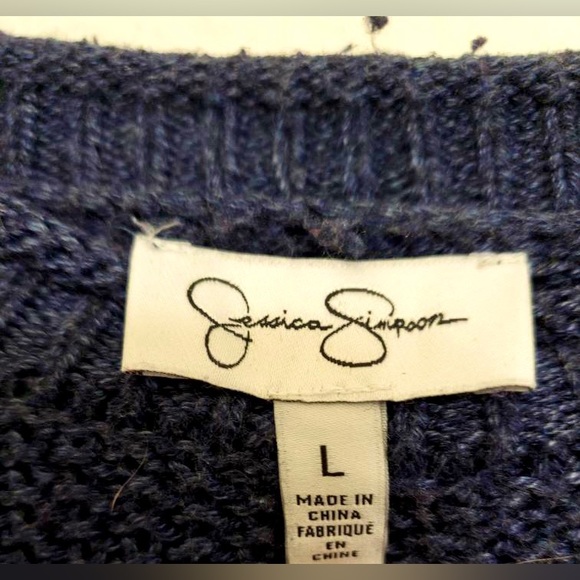Jessica Simpson Knit Sweater - Blue - Picture 2 of 3